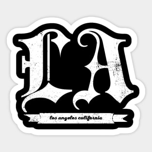 LA Los Angeles California Hip Classic Vintage Style Sticker